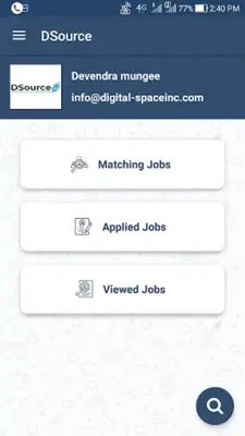 DSource Jobs android App screenshot 2